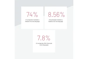 Web localization practices statistics