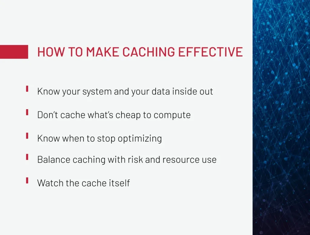 Effective caching strategy tips